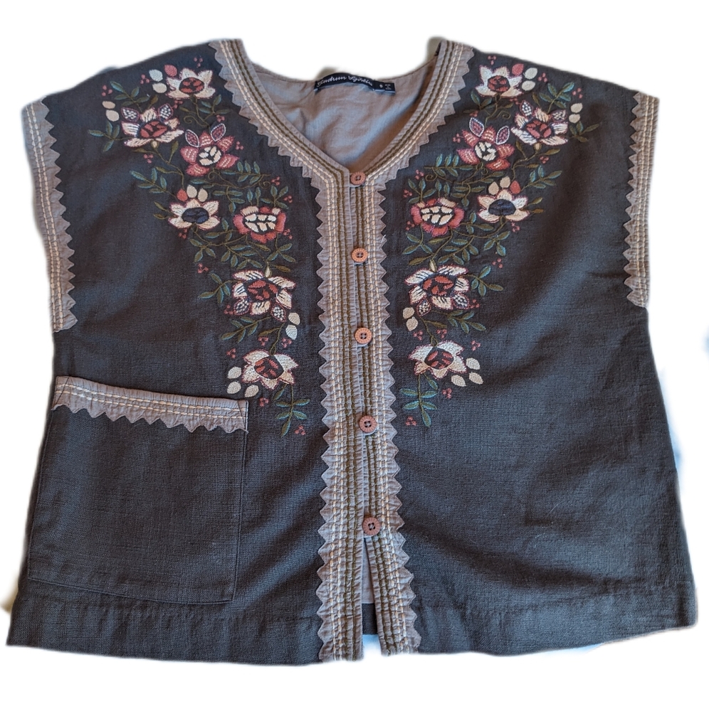 Gudrun Sjoden Embroidered Top